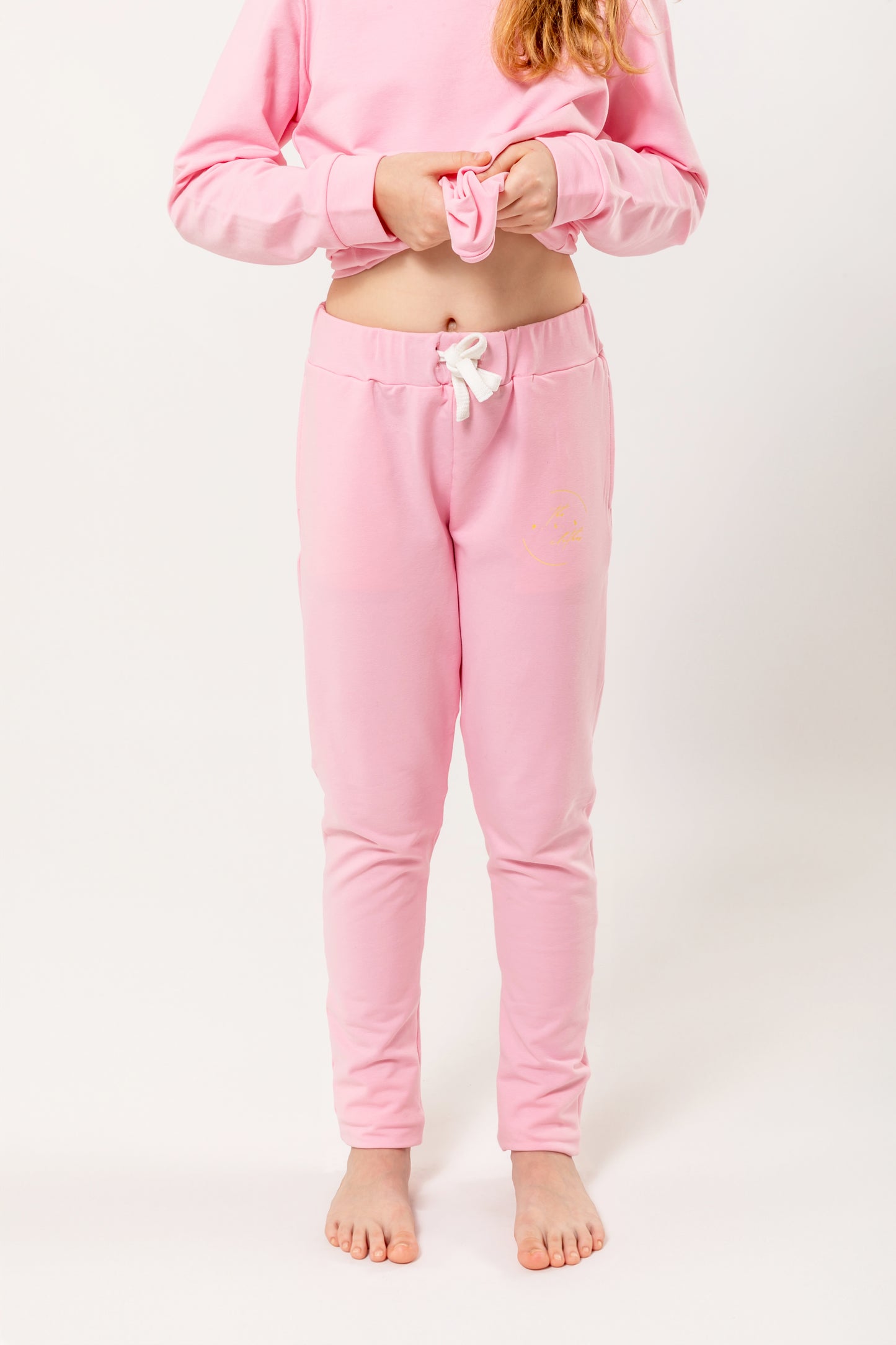 Tepláky klasik - ružové