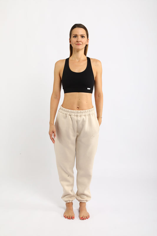 Tepláky OVERSIZE - béžové