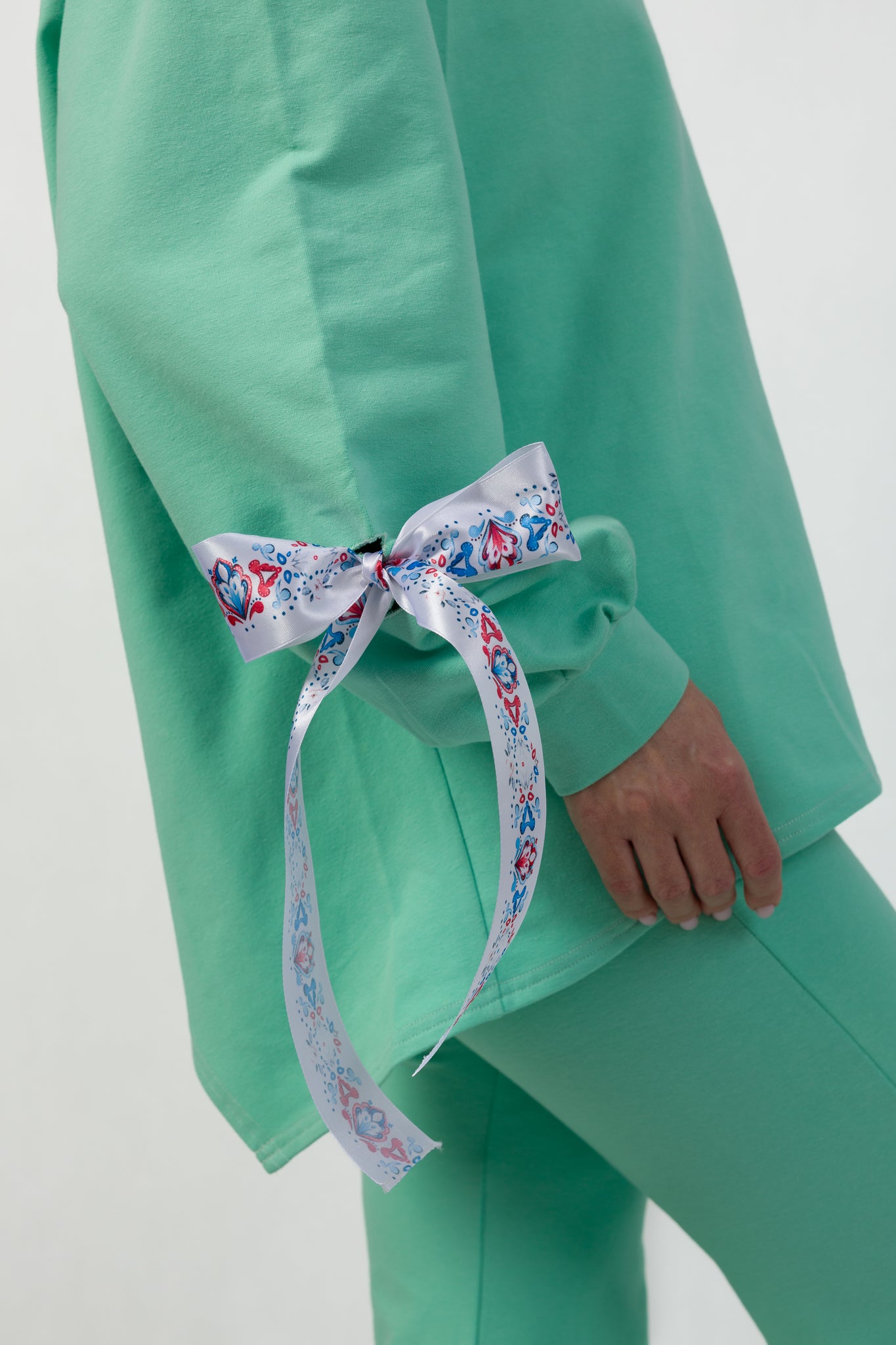 RIBBON STYLE Mint – dámska mikina