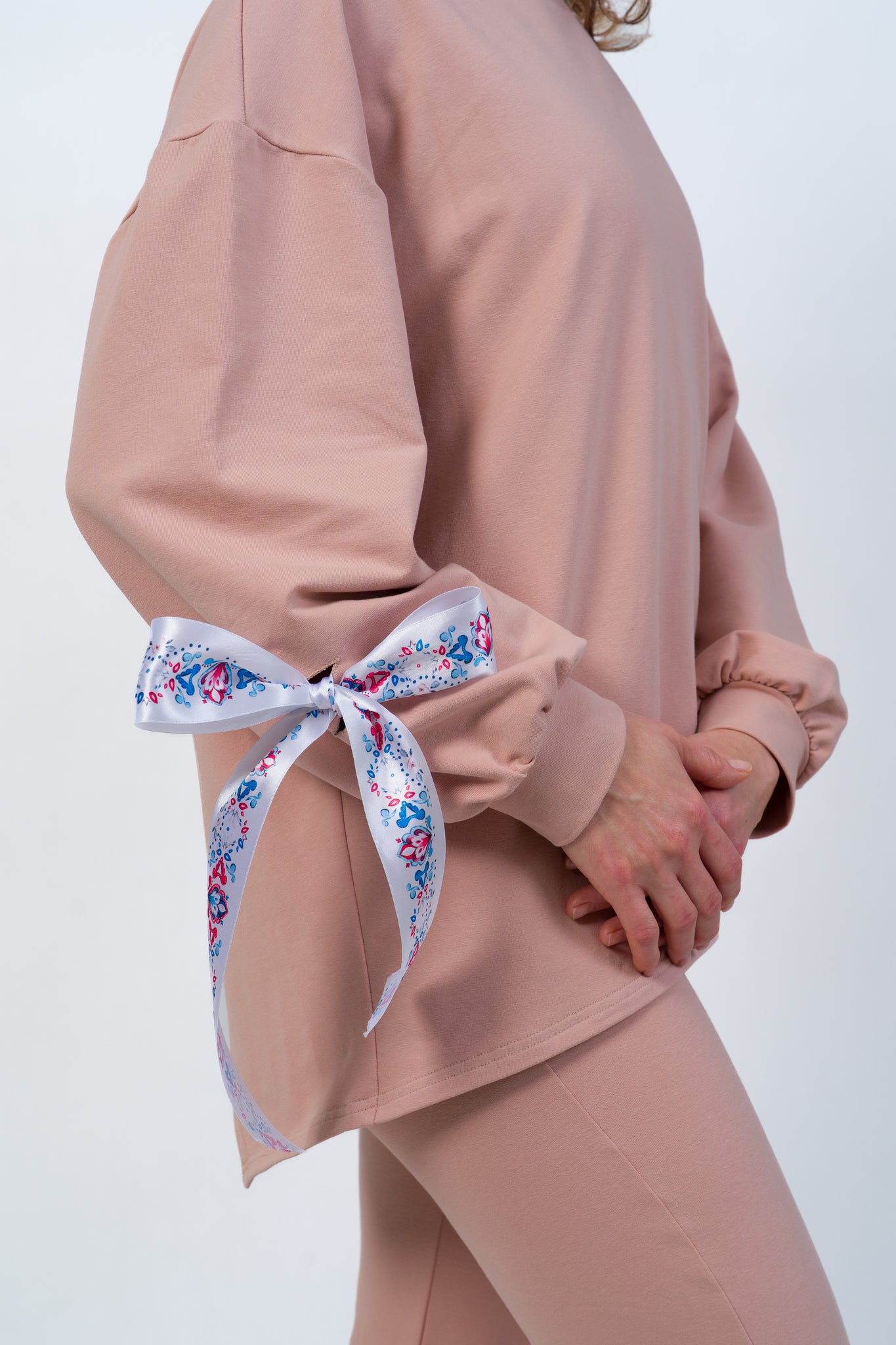 RIBBON STYLE Nude – dámska mikina