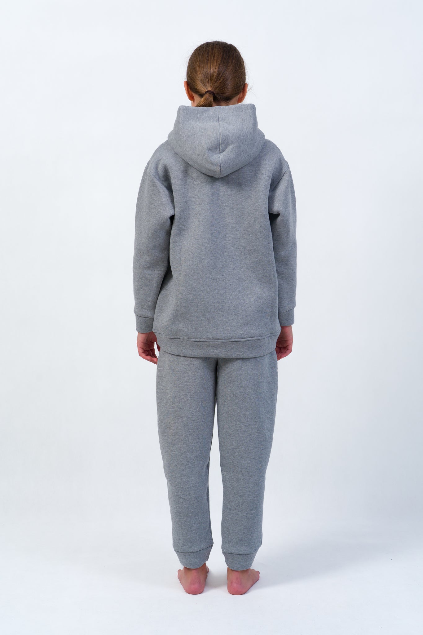MINI CORE Grey – dievčenská oversize mikina