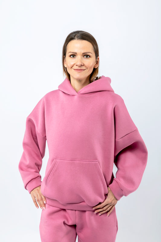 Mikina OVERSIZE - ružová