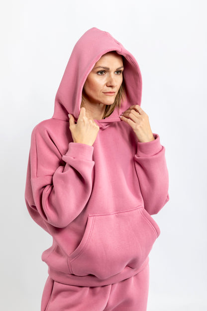 Mikina OVERSIZE - ružová