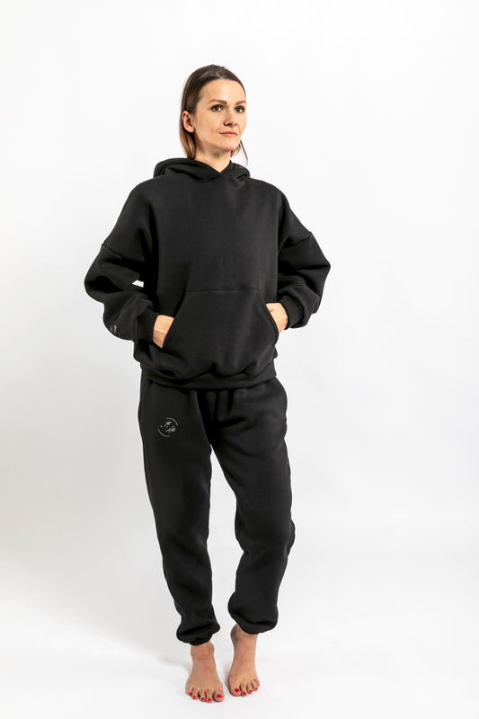 Mikina OVERSIZE - čierna