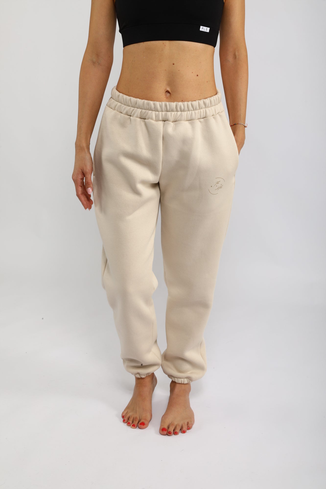 Tepláky OVERSIZE - béžové
