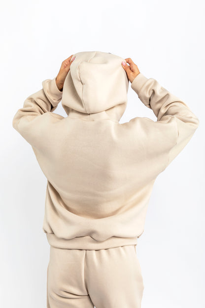 Mikina OVERSIZE - béžová