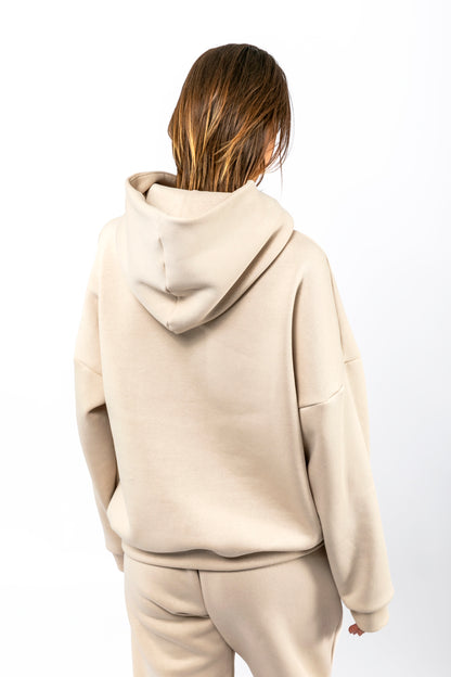 Mikina OVERSIZE - béžová