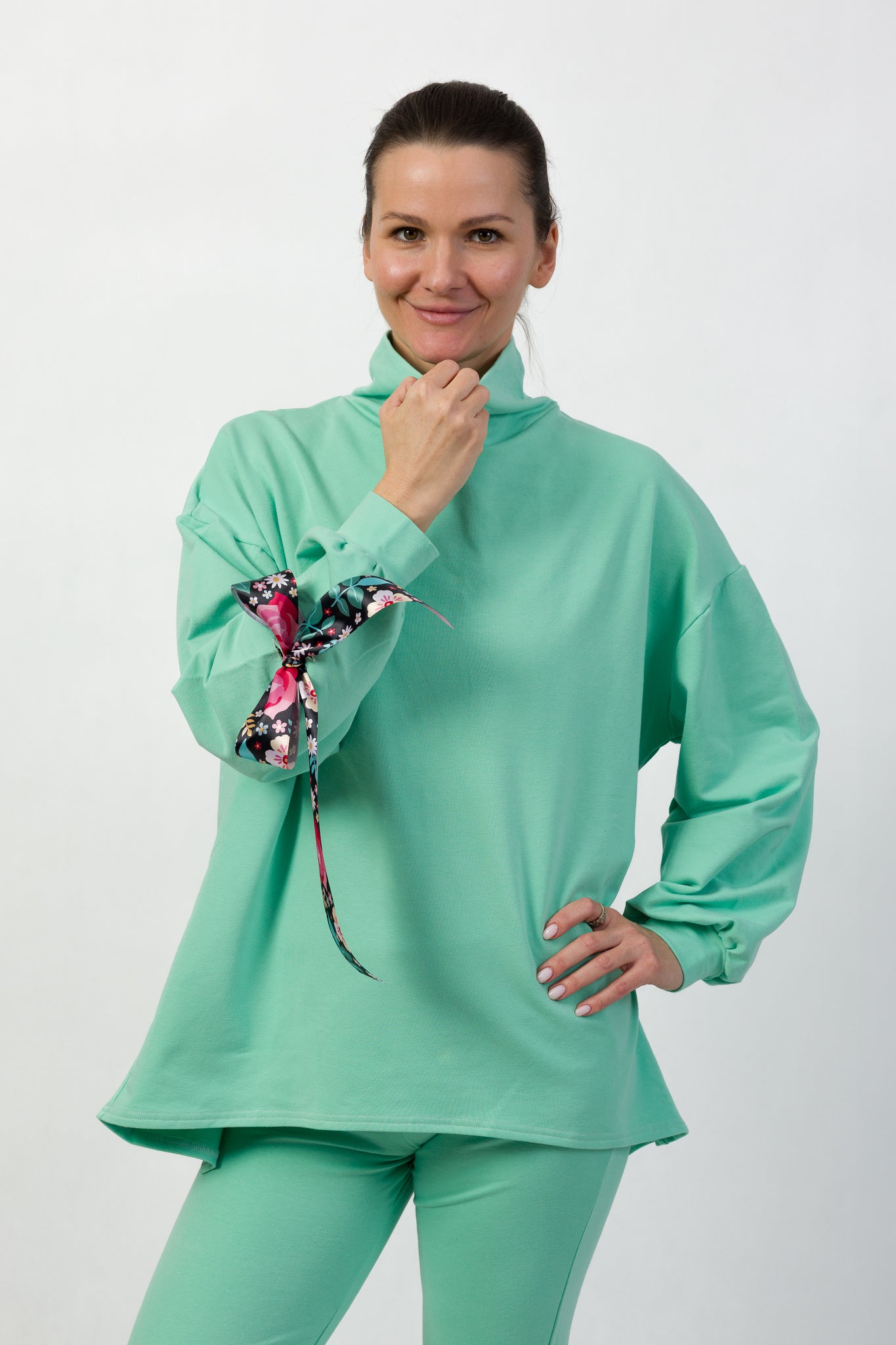 RIBBON STYLE Mint – dámska mikina