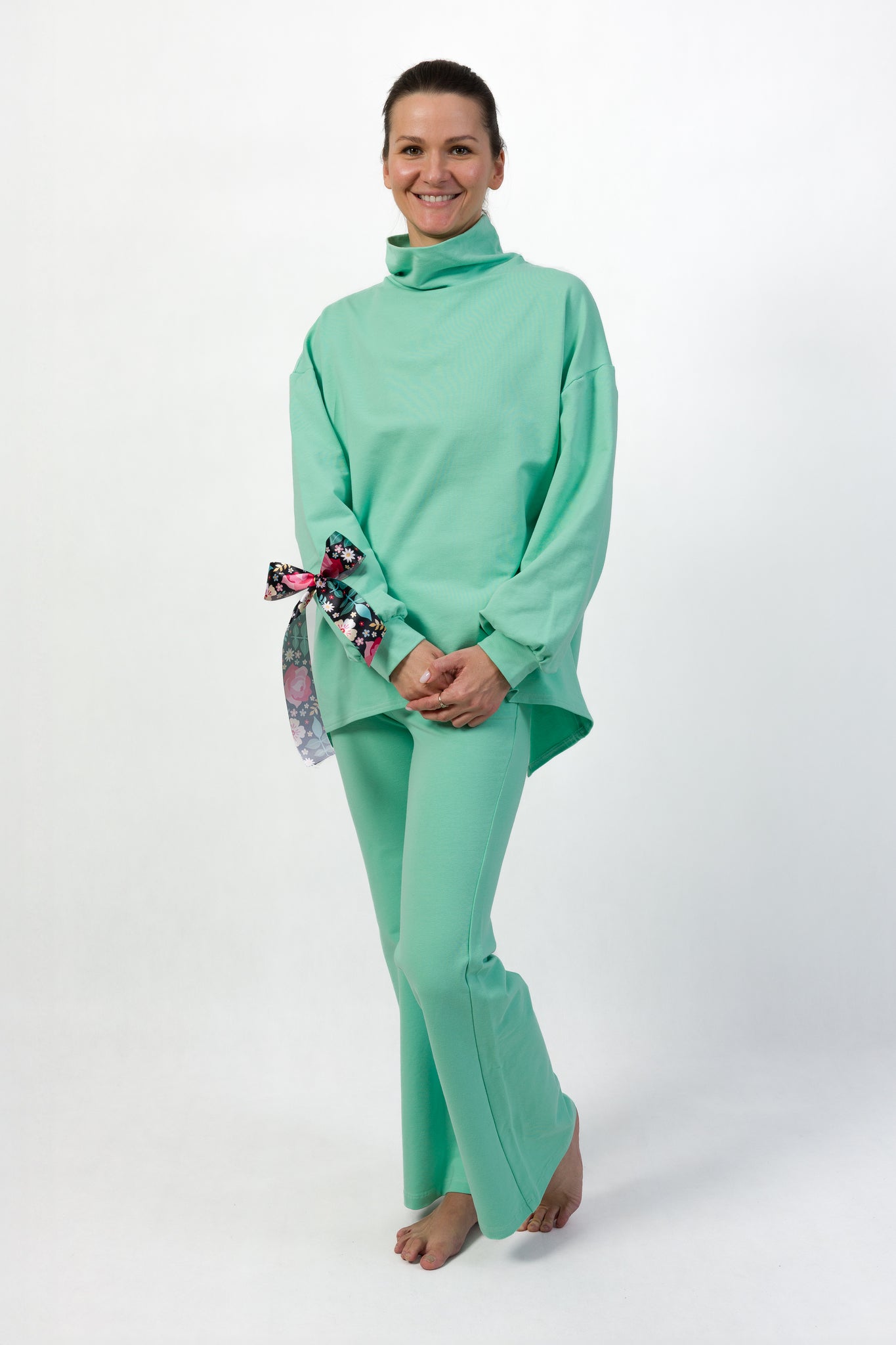 RIBBON STYLE Mint – dámska mikina