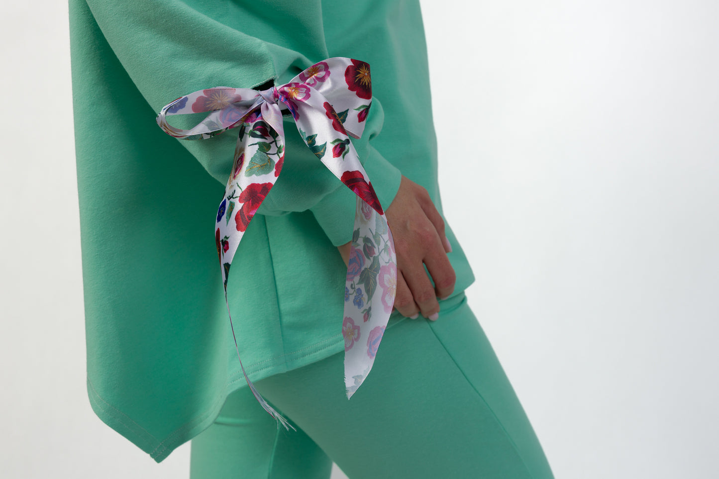 RIBBON STYLE Mint – dámska mikina