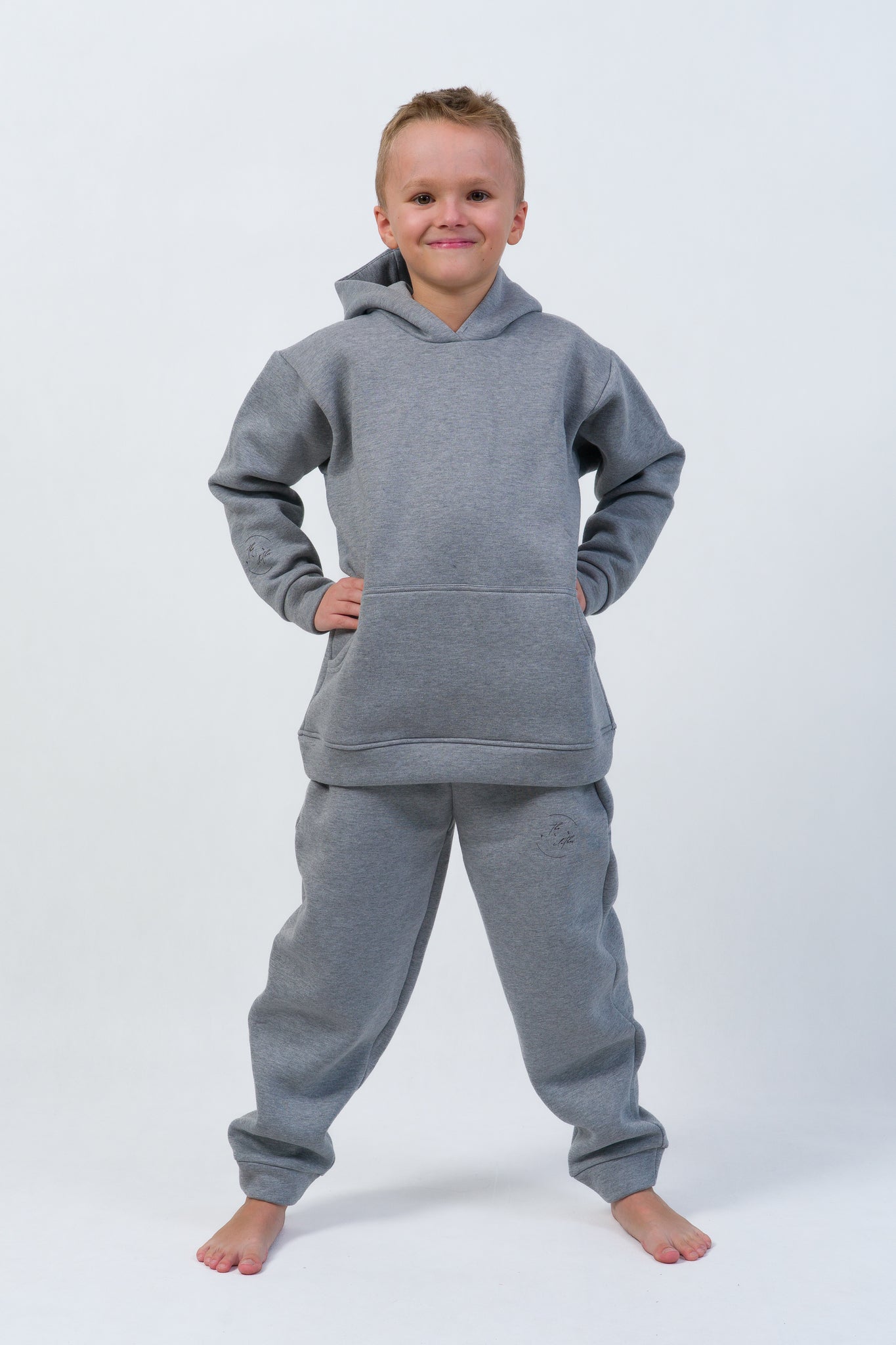 MINI CORE Grey – chlapčenská mikina