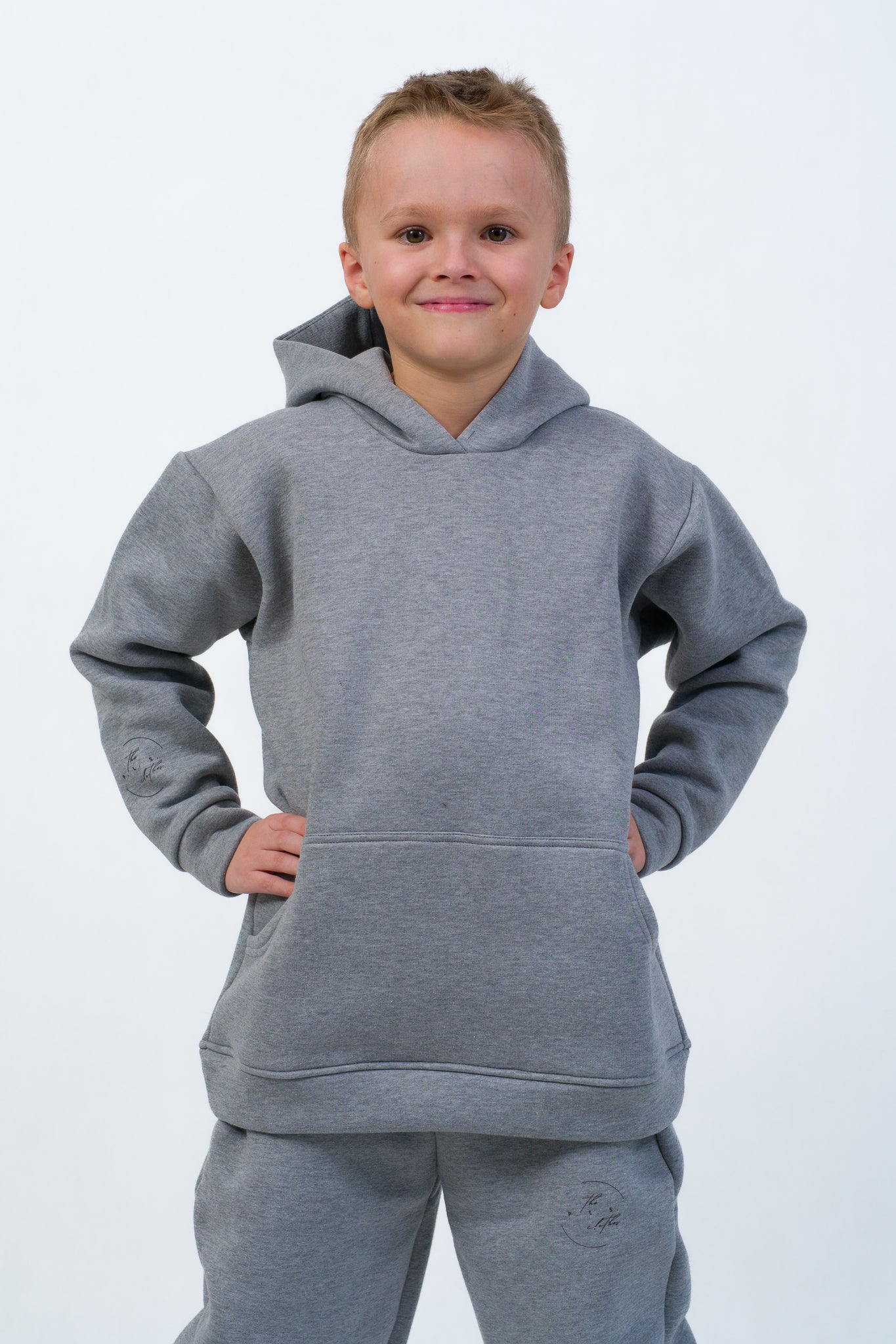 MINI CORE Grey – chlapčenská mikina