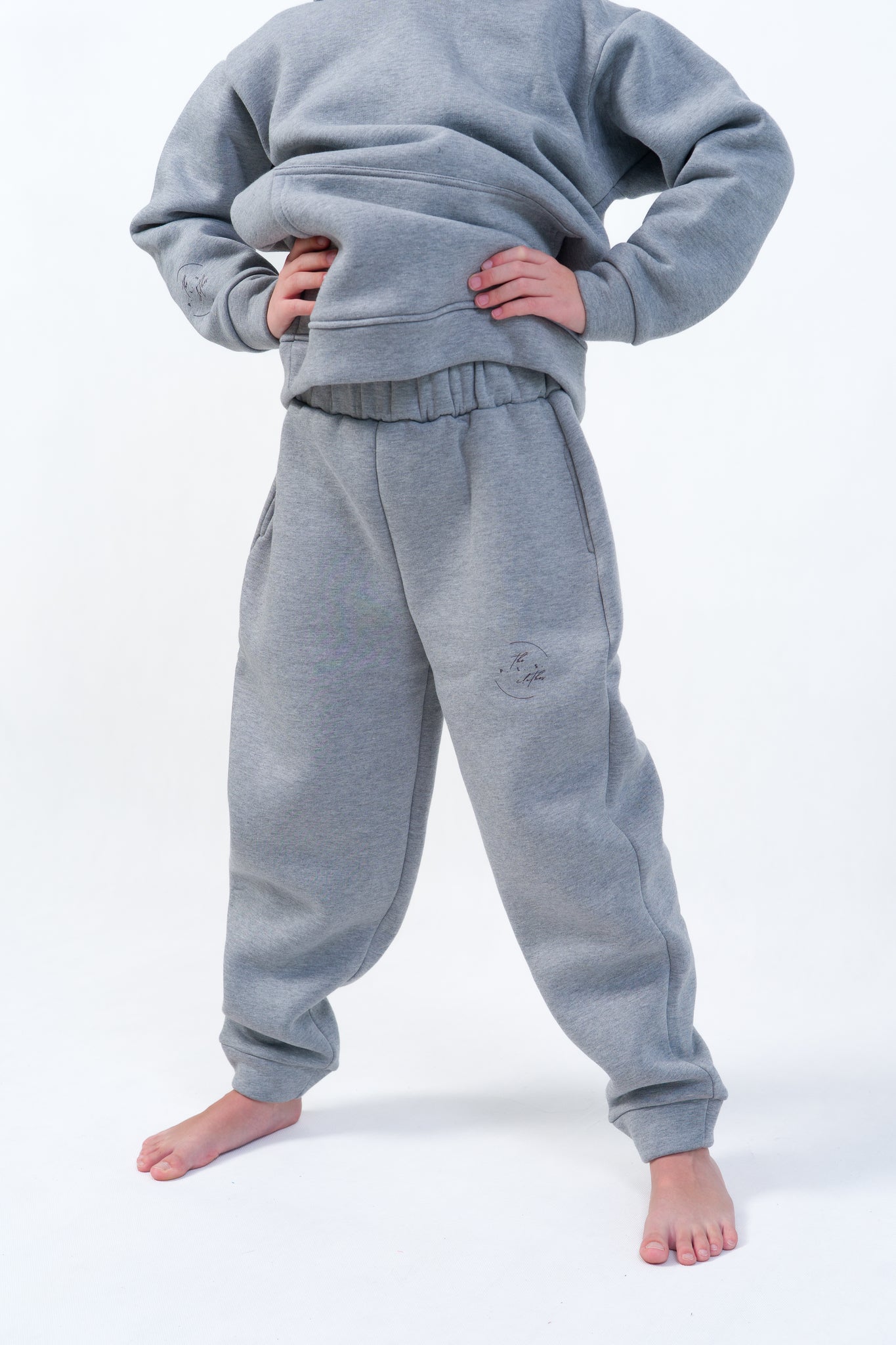 MINI CORE Grey – chlapčenské tepláky