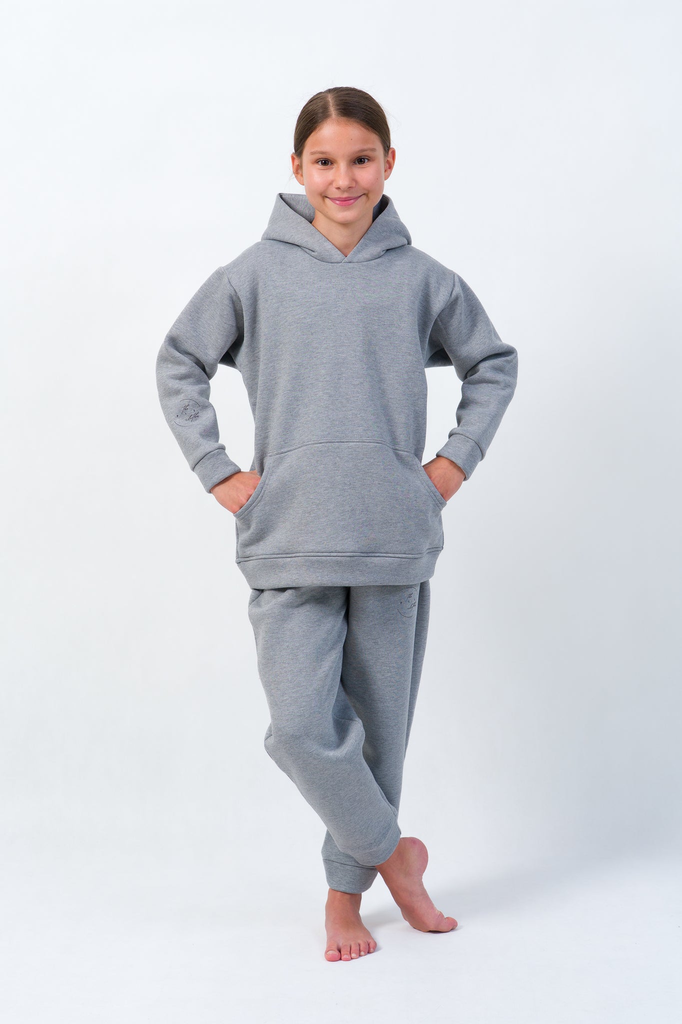 MINI CORE Grey – dievčenské tepláky