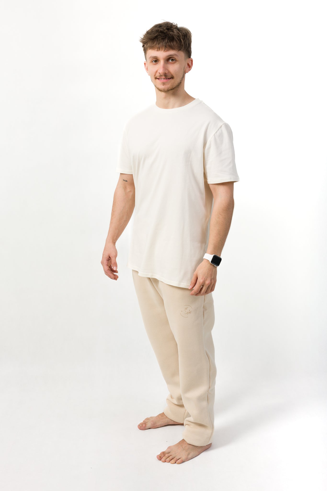 ESSENTIAL Beige – pánske tričko